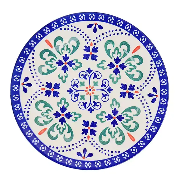 Dinnerware-Kirklands Home Mosaic Glazed Round 12-pc. Dinnerware Set