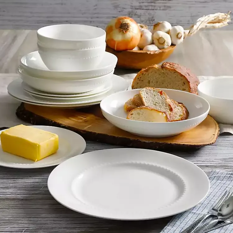 Dinnerware-Kirklands Home Bone China 16-pc. Dinnerware Set White