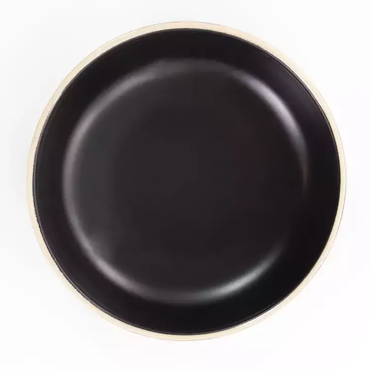 Dinnerware-Kirklands Home Modern Stoneware 16-pc. Dinnerware Set Black