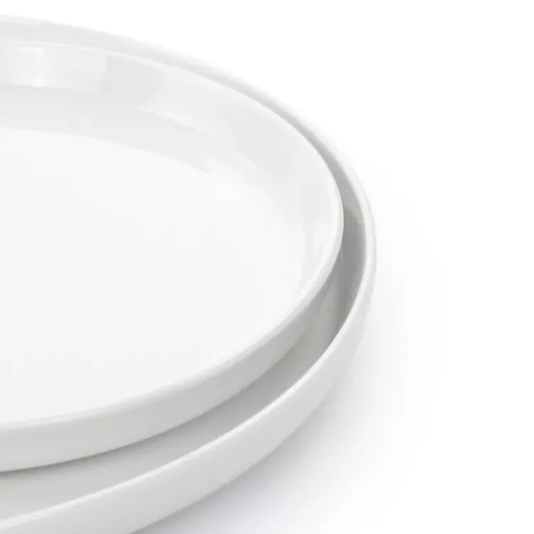 Dinnerware-Kirklands Home Modern Ceramic 16-pc. Dinnerware Set White