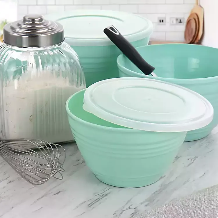 Kitchen Storage-Kirklands Home Turquoise Martha Stewart 8-pc. Storage Bowls Blue