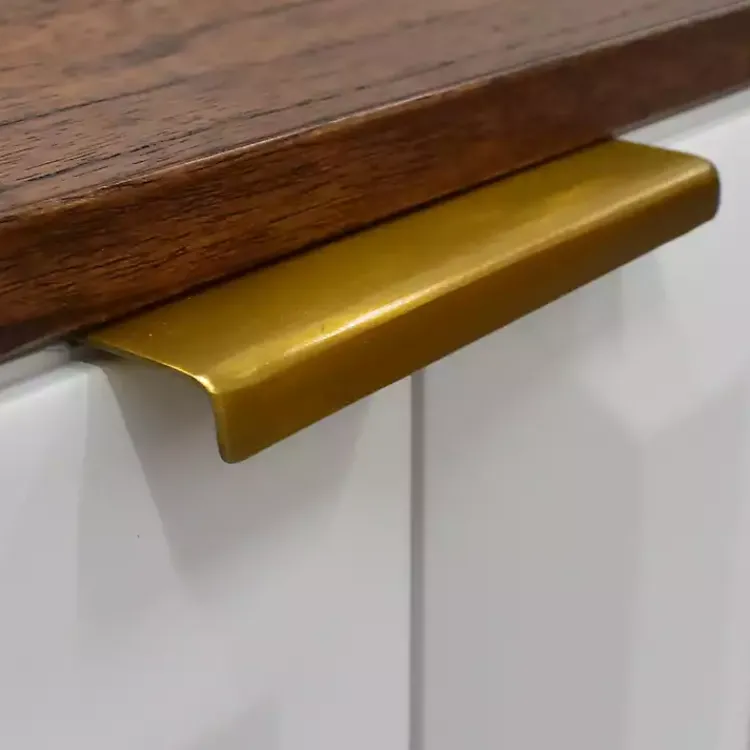 Nightstands-Kirklands Home Brown and White Wood 2-Drawer Nightstand