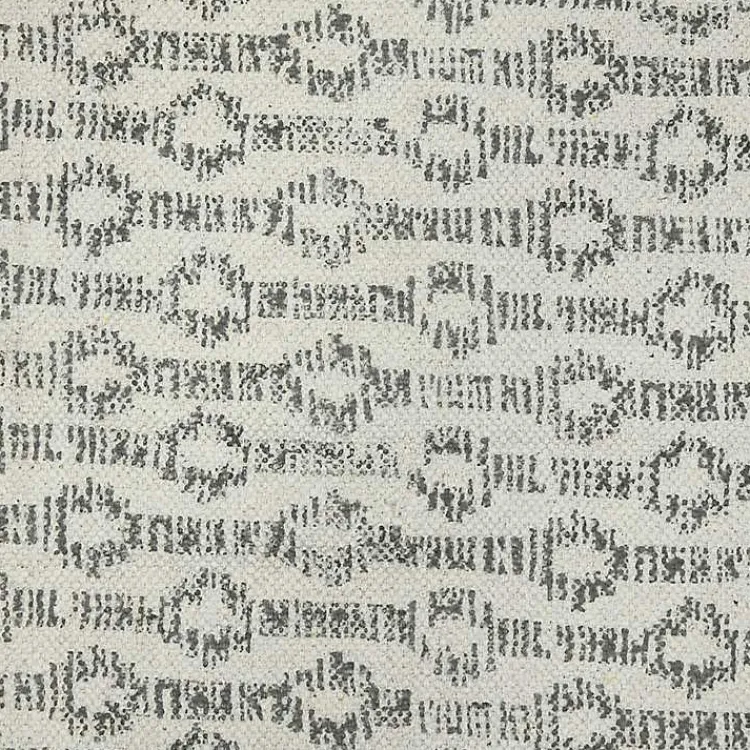 Area Rugs-Kirklands Home Gray Geo Stripes Tassel Fringe Area Rug, 5x7