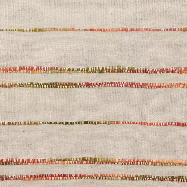 Table Linens-Kirklands Home Multicolor Woven Lines Table Runner, 90 in.