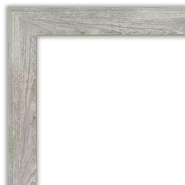Decorative Mirrors-Kirklands Home Dove Gray Washed Wood Framed Mirror