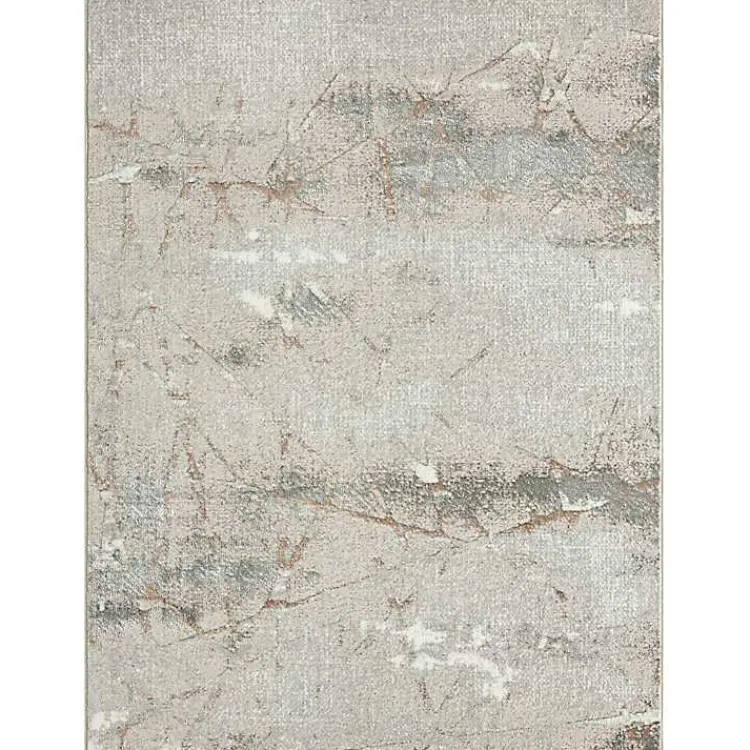 Area Rugs-Kirklands Home Fractional Stone Area Rug, 5x7 Gray
