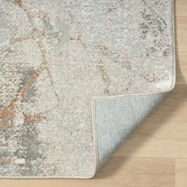 Area Rugs-Kirklands Home Fractional Stone Area Rug, 7x9 Gray