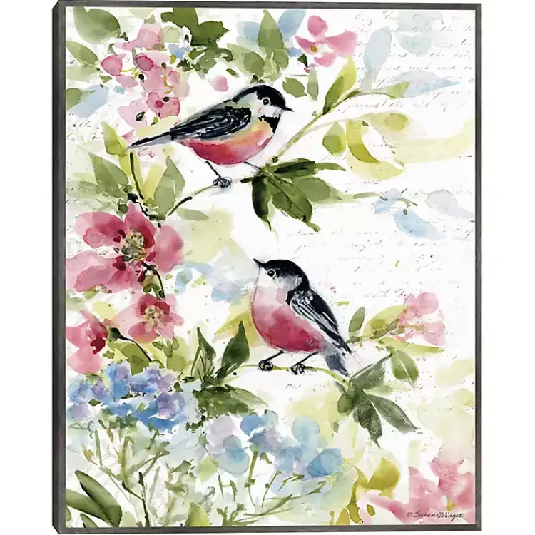 Canvas Art-Kirklands Home Watercolor Birds I Framed Canvas Art Print