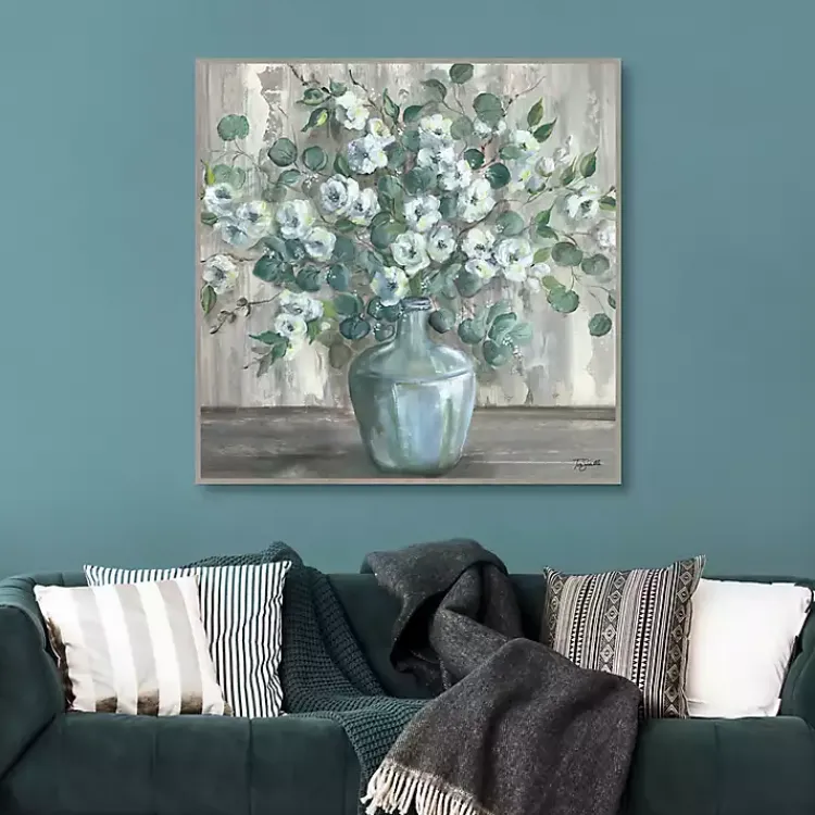 Framed Art-Kirklands Home Apple Blossom Jug Framed Canvas Art