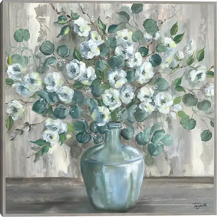 Framed Art-Kirklands Home Apple Blossom Jug Framed Canvas Art