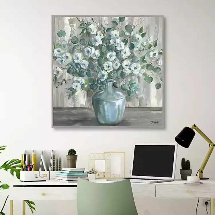 Framed Art-Kirklands Home Apple Blossom Jug Framed Canvas Art