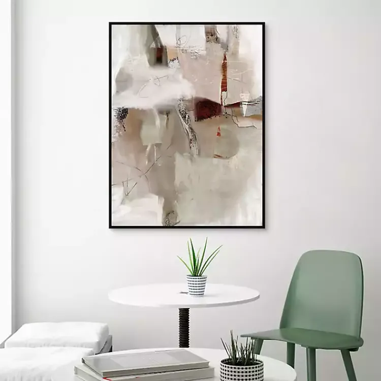 Canvas Art-Kirklands Home Manifestation Framed Canvas Art Print Gray