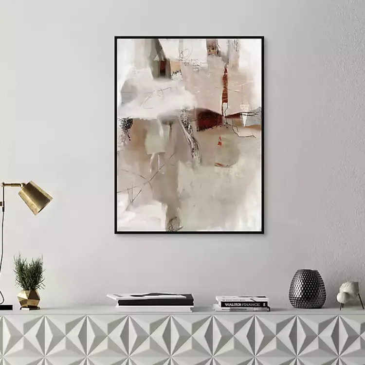 Canvas Art-Kirklands Home Manifestation Framed Canvas Art Print Gray