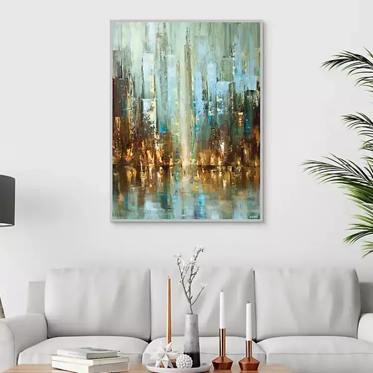 Canvas Art-Kirklands Home Before the Rain Framed Canvas Art Print