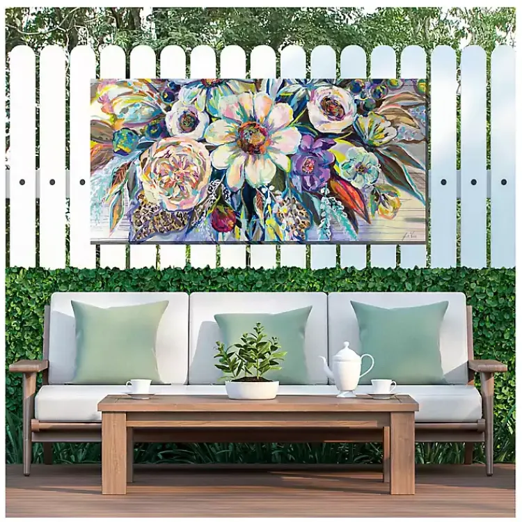 Outdoor Wall Decor-Kirklands Home Rejuvenation Outdoor Canvas Art Print Multi