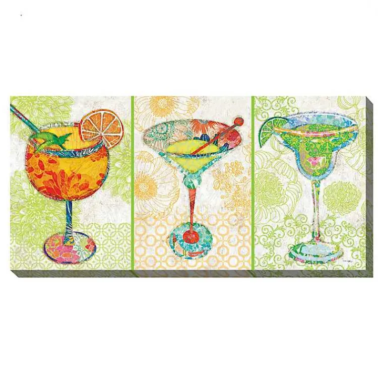 Outdoor Wall Decor-Kirklands Home Cocktail Hour Outdoor Canvas Art Print