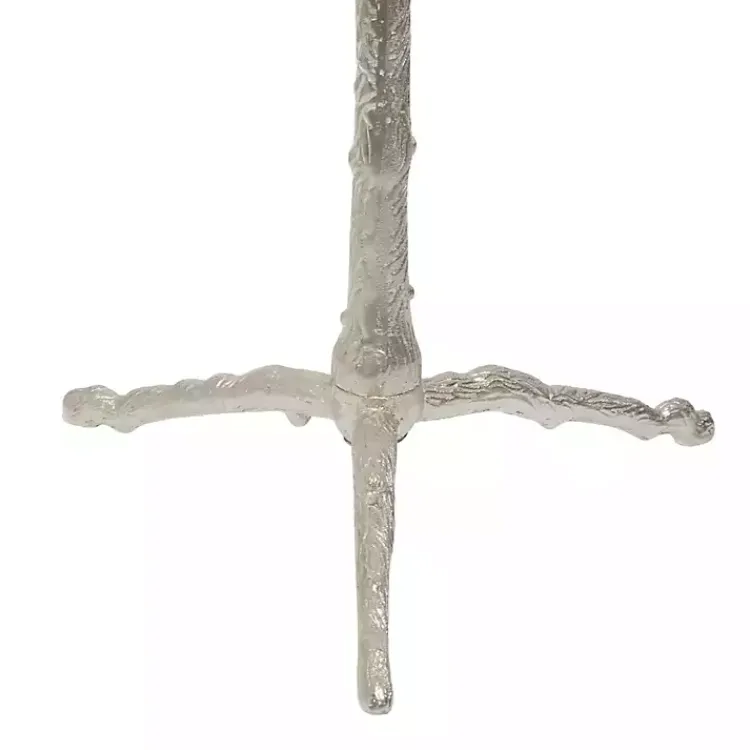 Entryway Furniture-Kirklands Home Silver Aluminum Tree Branch Coat Rack