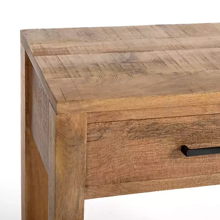 Console Tables-Kirklands Home Easton Mango Wood Console Table Brown
