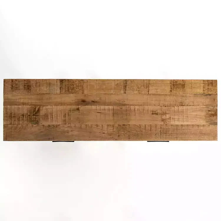 Console Tables-Kirklands Home Easton Mango Wood Console Table Brown