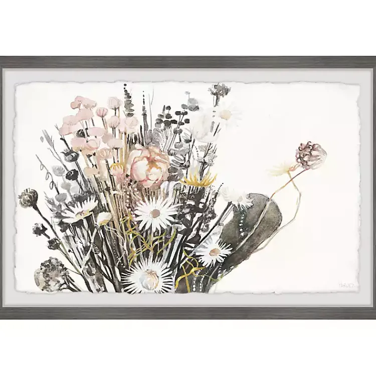Framed Art-Kirklands Home Deckled Flowering Bundle Framed Art Print