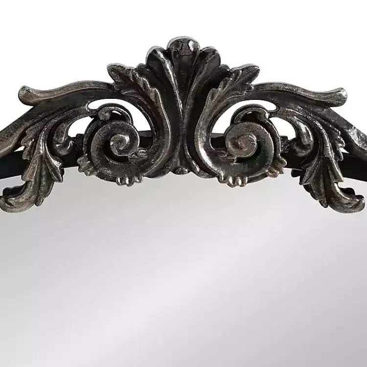 Decorative Mirrors-Kirklands Home Arendahl Arched Mirror, 24x36 in. Black