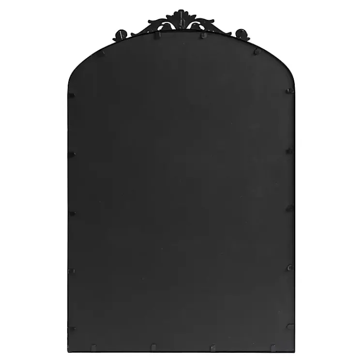 Decorative Mirrors-Kirklands Home Arendahl Arched Mirror, 24x36 in. Black