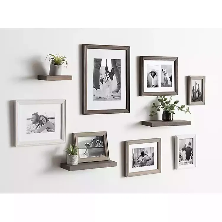 Gallery Wall Frames-Kirklands Home Bordeaux 10-pc. Gallery Wall Frame and Shelf Set