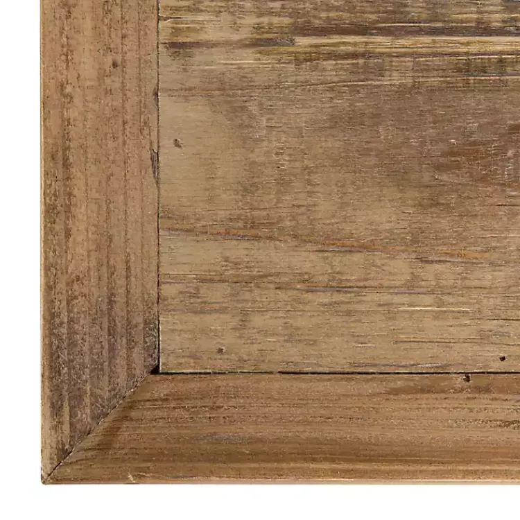 Console Tables-Kirklands Home Distressed White and Brown Wood Console Table