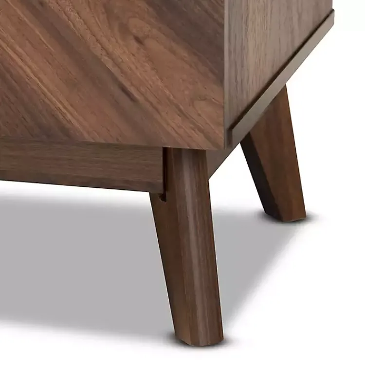 Dressers & Chests-Kirklands Home Sabrina Walnut Wood 3-Drawer Chest