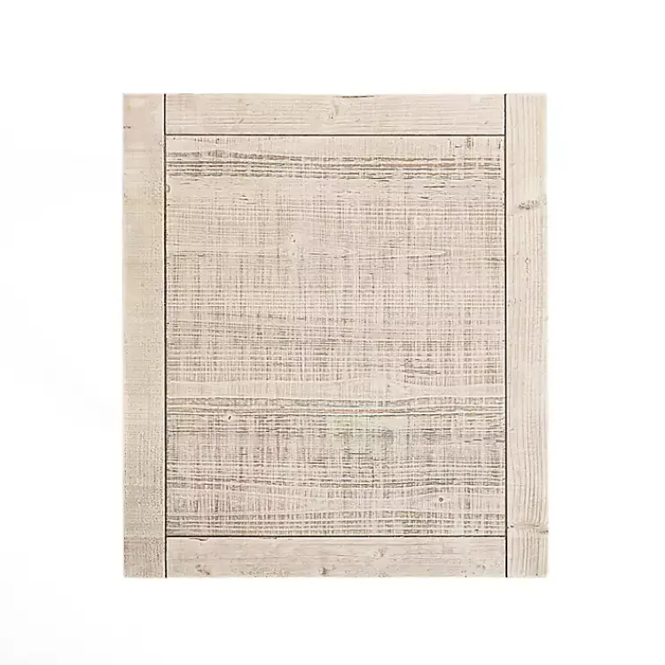 Accent & End Tables-Kirklands Home Savannah Cream Distressed Side Table Ivory