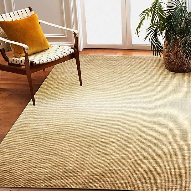 Outdoor Rugs-Kirklands Home Shading Sisal Outdoor Area Rug, 8x10 Tan