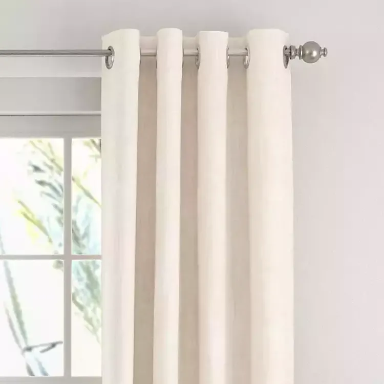 Curtains & Drapes-Kirklands Home Beige Blackout Curtains, 84 in. Tan