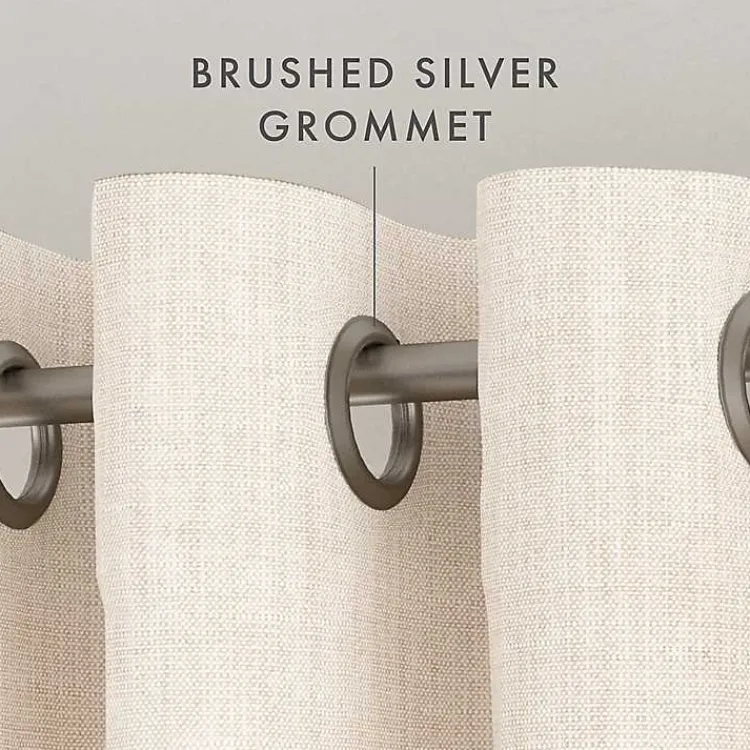 Curtains & Drapes-Kirklands Home Beige Blackout Curtains, 84 in. Tan