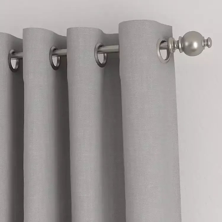 Curtains & Drapes-Kirklands Home Blackout Curtains, 84 in. Gray