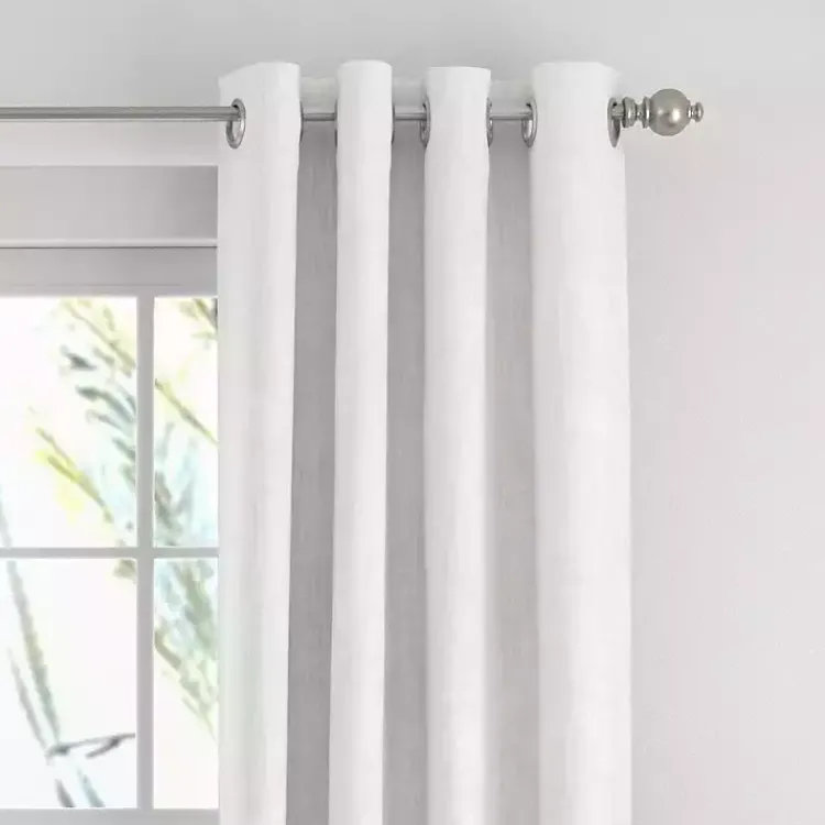 Curtains & Drapes-Kirklands Home Blackout Curtains, 84 in. White