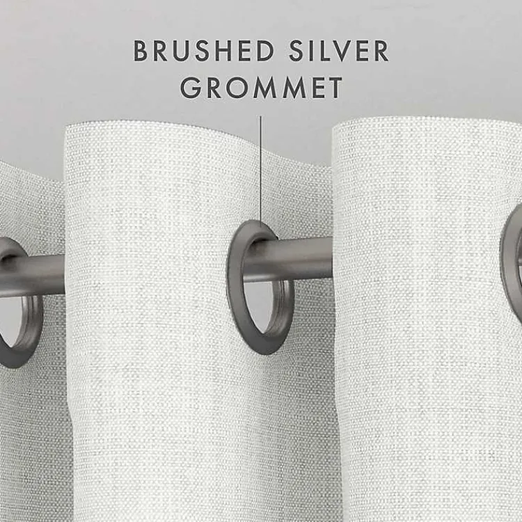 Curtains & Drapes-Kirklands Home Blackout Curtains, 84 in. White