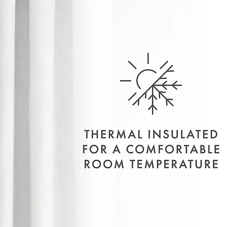 Curtains & Drapes-Kirklands Home Blackout Curtains, 84 in. White