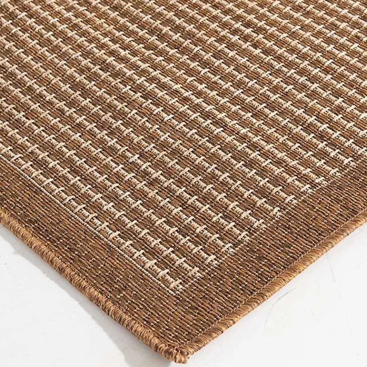 Outdoor Rugs-Kirklands Home Gather Indoor/Outdoor Area Rug, 5x7 Tan