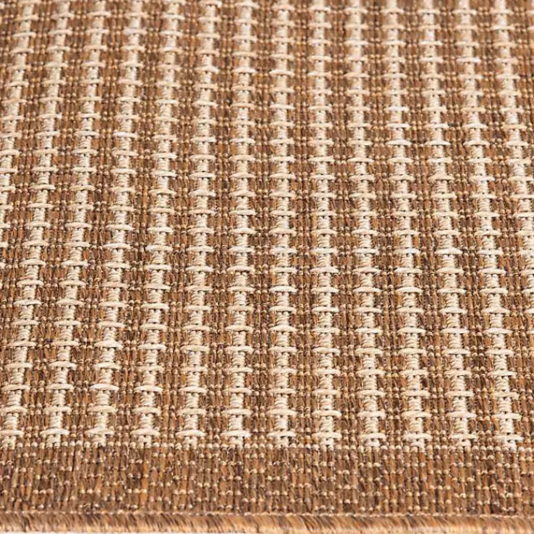 Outdoor Rugs-Kirklands Home Gather Indoor/Outdoor Area Rug, 5x7 Tan