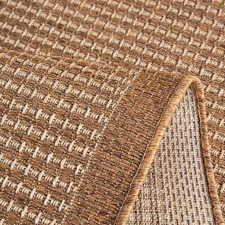 Outdoor Rugs-Kirklands Home Gather Indoor/Outdoor Area Rug, 5x7 Tan