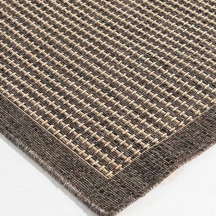 Outdoor Rugs-Kirklands Home Gather Indoor/Outdoor Area Rug, 5x7 Brown