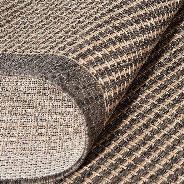 Outdoor Rugs-Kirklands Home Gather Indoor/Outdoor Area Rug, 5x7 Brown