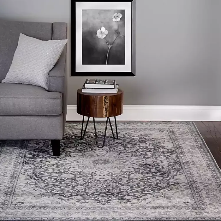 Area Rugs-Kirklands Home Vintage Medallion Area Rug, 5x7 Blue