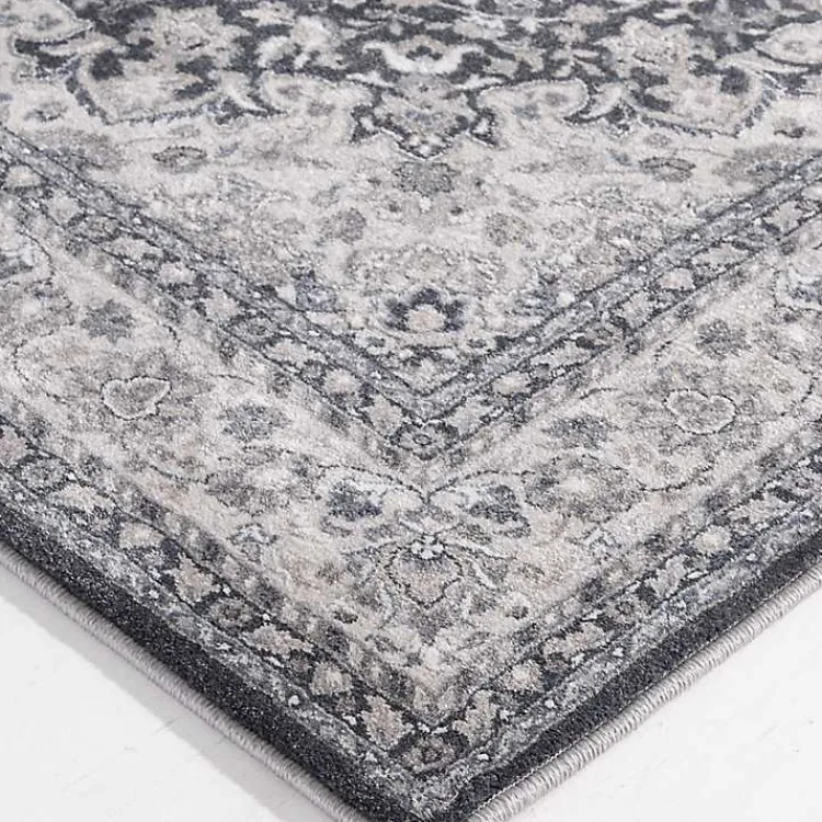 Area Rugs-Kirklands Home Vintage Medallion Area Rug, 5x7 Blue