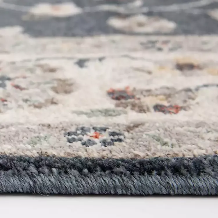 Area Rugs-Kirklands Home Navy Vintage Leni Area Rug, 5x7 Blue