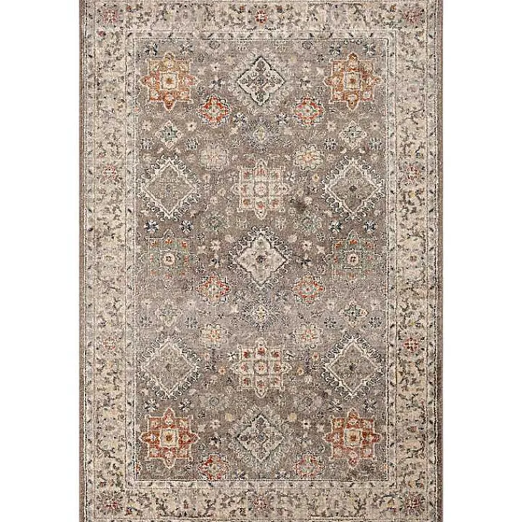 Area Rugs-Kirklands Home Vintage Remi Area Rug, 7x9 Tan