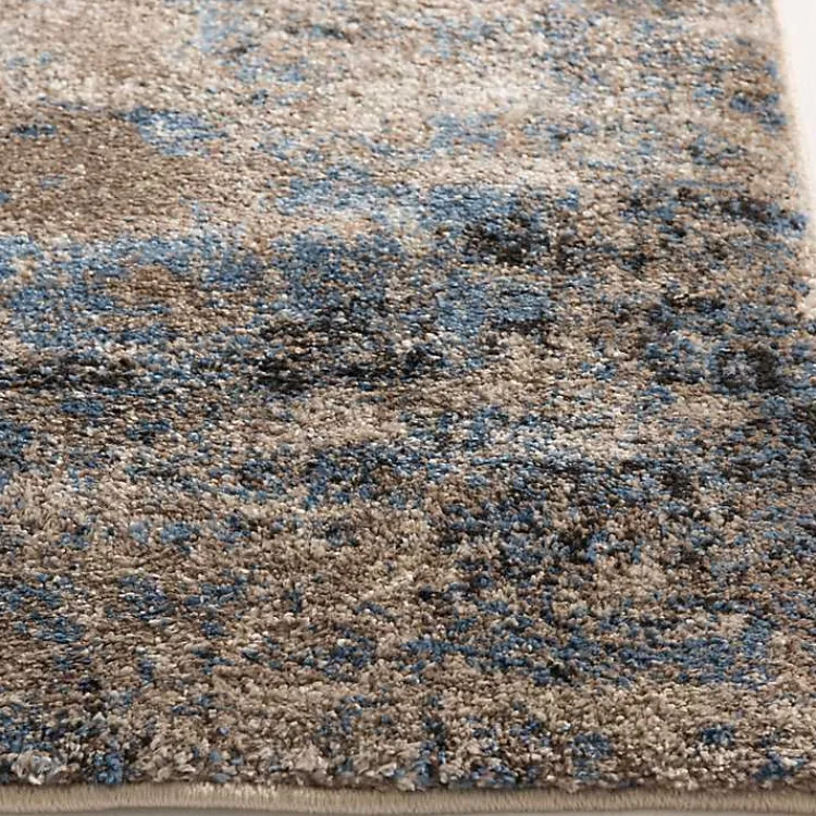 Area Rugs-Kirklands Home Abstract Jada Area Rug, 5x8 Blue