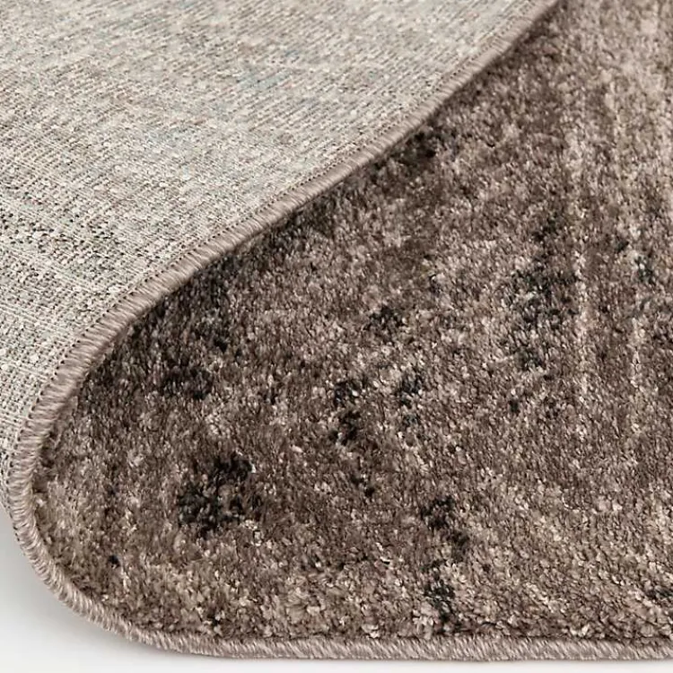 Area Rugs-Kirklands Home Geometric Kourt Area Rug, 2x7 Brown