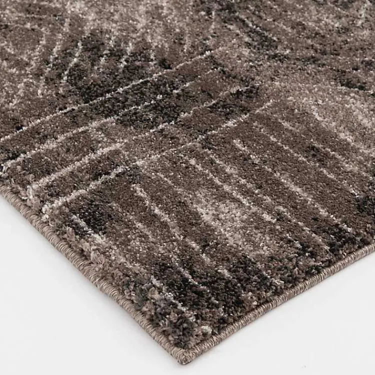 Area Rugs-Kirklands Home Geometric Kourt Area Rug, 5x7 Brown