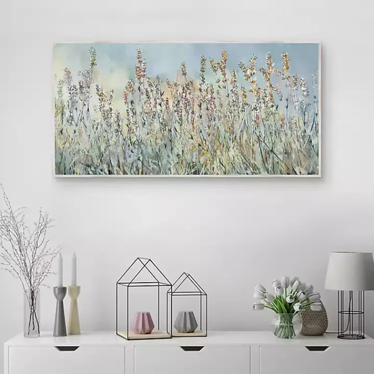 Canvas Art-Kirklands Home Flowering Fields Framed Canvas Art Print